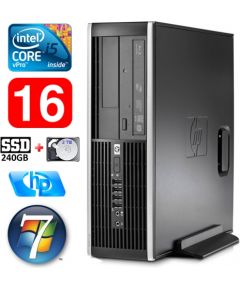 HP 8100 Elite SFF i5-650 16GB 240SSD+2TB DVD WIN7Pro