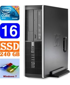 HP 8100 Elite SFF i5-650 16GB 240SSD DVD WIN7Pro