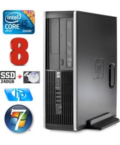 HP 8100 Elite SFF i5-650 8GB 240SSD+2TB DVD WIN7Pro