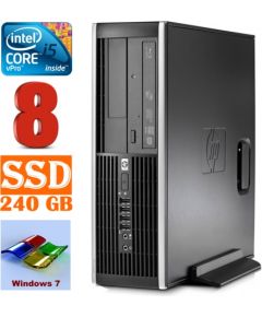 HP 8100 Elite SFF i5-650 8GB 240SSD DVD WIN7Pro