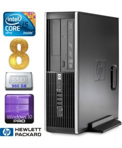 HP 8100 Elite SFF i5-650 8GB 960SSD DVD WIN10Pro