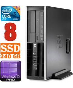 HP 8100 Elite SFF i5-650 8GB 240SSD DVD WIN10Pro