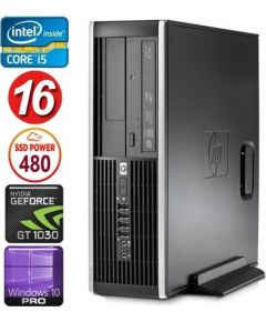 HP 8100 Elite SFF i5-750 16GB 480SSD GT1030 2GB DVD WIN10Pro