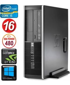 HP 8100 Elite SFF i5-750 16GB 480SSD GT1030 2GB DVD WIN10