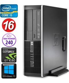 HP 8100 Elite SFF i5-750 16GB 240SSD GT1030 2GB DVD WIN10