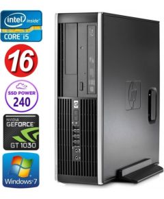 HP 8100 Elite SFF i5-750 16GB 240SSD GT1030 2GB DVD WIN7Pro