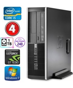 HP 8100 Elite SFF i5-750 4GB 240SSD+1TB GT1030 2GB DVD WIN7Pro