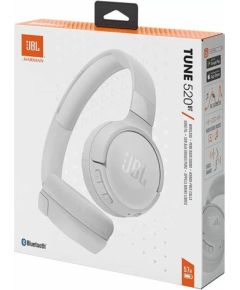 JBL Tune 520BT Bluetooth Wireless On-Ear Headphones White EU