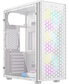 Gembird CCC-FC-500W Gaming ARGB case Fornax 500, white