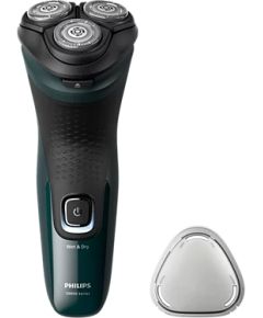 Philips Shaver Series 3000X, Wet& Dry skuveklis (lādējams), tumši zaļš - X3002/00