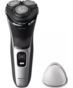 Philips Shaver Series 3000, Wet& Dry skuveklis (lādējams), light silver - S3143/00