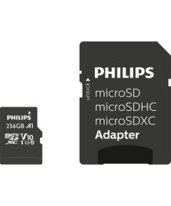 PHILIPS MicroSDHC 256GB class 10/UHS 1 + Adapter