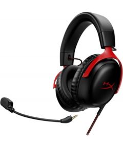 Kingston HyperX Cloud III Gaming Headset (Black/Red) Austiņas