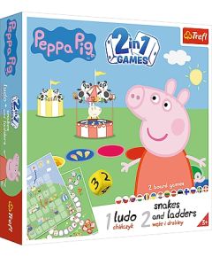 Unknown TREFL PEPPA PIG Настольная игра 2 в 1 Свинка Пеппа