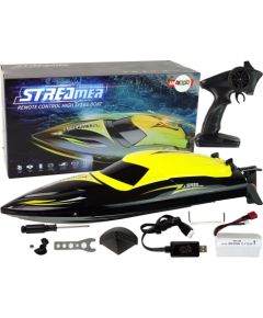 Import Leantoys Motorboat R/C 2.4G Yellow 35 KM/H