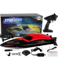 Import Leantoys Motorboat R/C 2.4G Red 35 KM/H