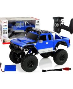 Import Leantoys Off-road Car R/C 2.4G Climbing Car 1:8 Blue 4x4