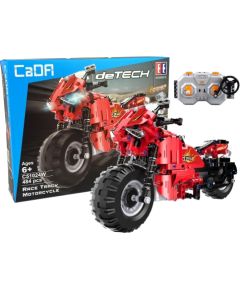 Import Leantoys CADA Building Blocks Set Remote Controlled Motorcycle 2.4G 484 pcs