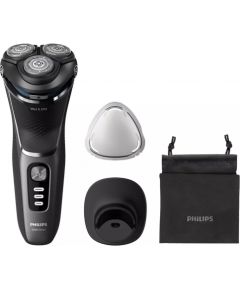 Philips S3343/13 Shaver Series 3000, Wet& Dry skuveklis (lādējams), melns