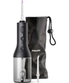 Philips Sonicare HX3826/33 Cordless Power Flosser 3000 mutes dobuma irrigators, melns