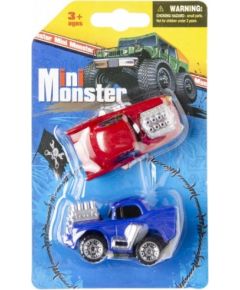 Mašīnīte Mini Monster ar vāku plastmasa dažādas FB030719