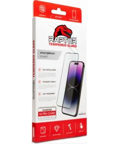 Swissten Raptor Diamond Ultra Full Face Tempered Glass Aizsargstikls Priekš Apple iPhone 11 Melns