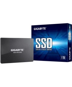 SSD GIGABYTE 1TB SATA 3.0 Write speed 500 MBytes/sec Read speed 550 MBytes/sec 2,5" TBW 600 TB MTBF 2000000 hours GP-GSTFS31100TNTD