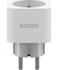 SAVIO WI-FI smart socket, 16A, AS-01, White