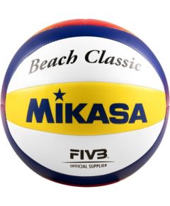 Pludmales volejbola bumba Mikasa Beach Classic BV552C-WYBR