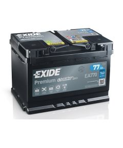 EXIDE PREMIUM  12V/77Ah/760A AKB 278x175x190