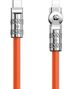 USB-C to Lightning rotating cable Dudao L24CL 120W 1m (orange)