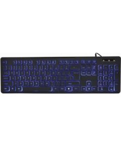Klaviatūra Gembird 3-color Backlight Multimedia Keyboard