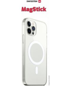 Swissten Clear Jelly MagStick Back Cace Защитный Чехол для Apple iPhone 15
