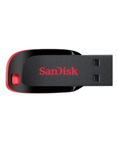 Sandisk Flash Drive Cruzer Blade 32GB, USB 2.0, Black, Red