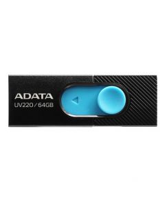 Adata Flash Drive UV220, 64GB, USB 3.0, black and blue