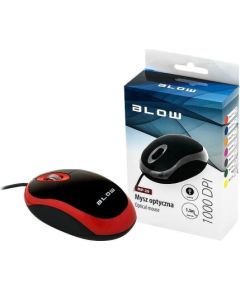 Optical mouse BLOW MP-20 USB red