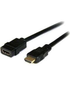 HDMI kabeļa pagarinātais 1.8m melns