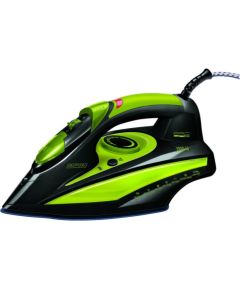 MPM MZE-04 iron Dry & Steam iron Ceramic soleplate 2400 W Black, Green