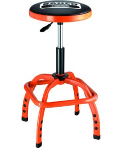 Bahco Cushioned pneumatic workshop stool with adjustable height 635-755mm Ø 355 mm max 136kg