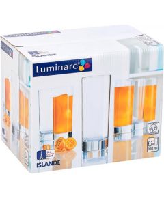 ISLANDE SULAS GLĀZES 330ML, 6GAB (OSZ), Luminarc