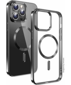 Swissten Clear Jelly Magstick Metallic Case Защитный Чехол для Apple iPhone 12 Pro Max