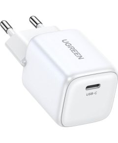 Charger UGREEN 15324 Nexode mini, USB-C, PD3.0, QC4.0, GaN, 20W (white)