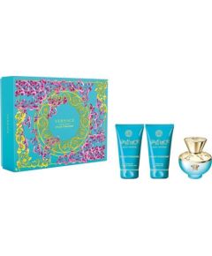 Versace komplekts VERSACE Dylan Turquoise Pour Femme EDT aerosols 50ml + Dušas želeja 50ml + Losjons ķermenim 50ml