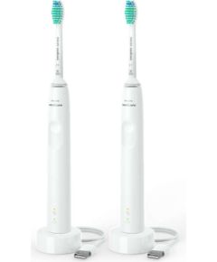 PHILIPS Sonicare HX3675/13 3100 Sonic elektriskā zobu birste 2 gab, balta