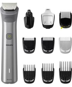 PHILIPS MG5920/15 Multigroom series 5000 9-in-1 trimmeris sejai, matiem un ķermenim, melns un tērauda