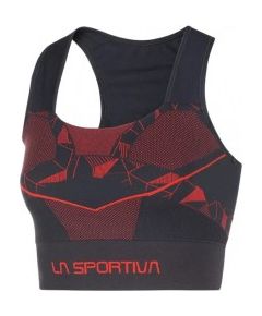 La Sportiva Bra FOCUS II Top W S Black/Cherry Tomato