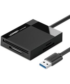 Card reader UGREEN CR125 4-in-1 USB 3.0 0.5m (black) Karšu lasītāji
