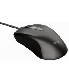 Datorpele Trust Wired Optical Mouse Black