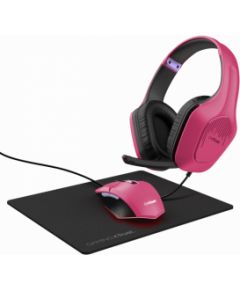 Perifērijas komplekts Trust GXT 790 3-IN-1 Pink