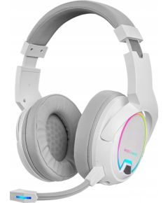 Mars Gaming MHW-100 Wireless Headset 2.4GHz Bezvadu spēļu austiņas ar mikrofonu USB-C / ARGB Flow